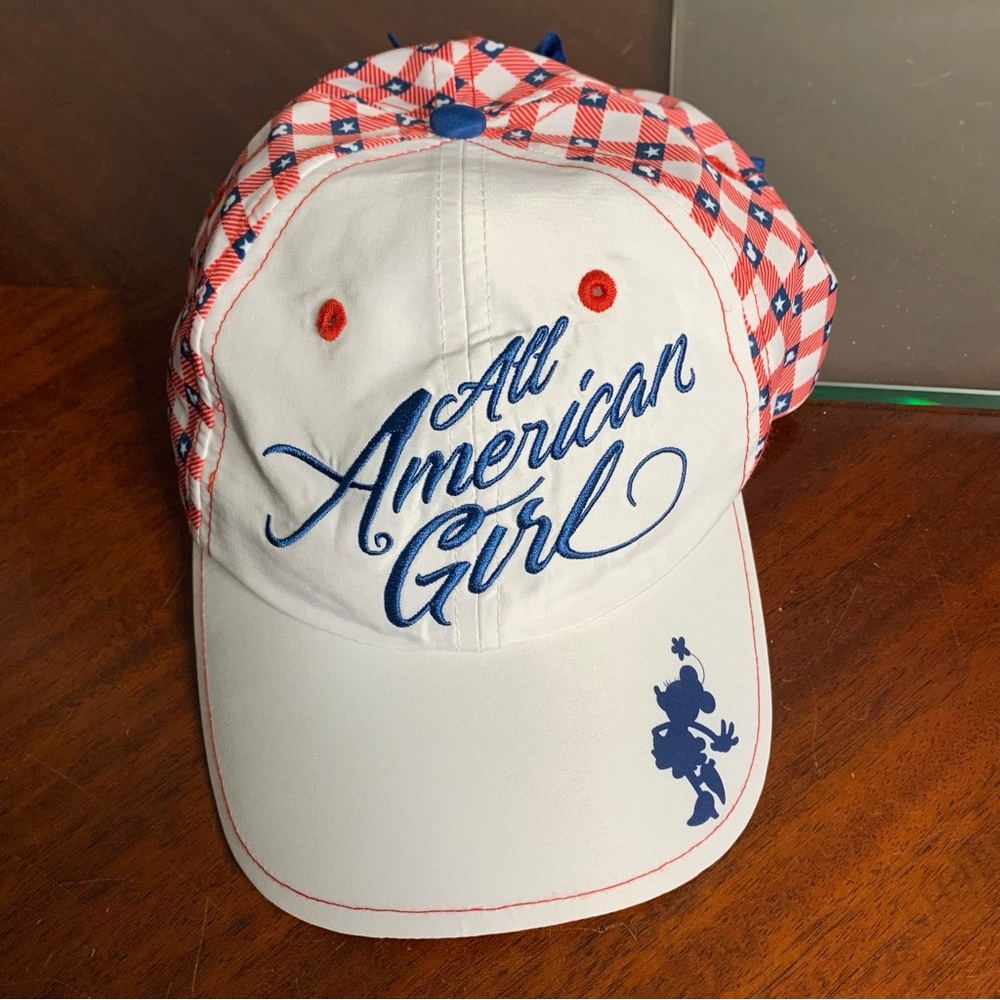 Disney Parks Minnie Mouse All American Girl Baseball Hat